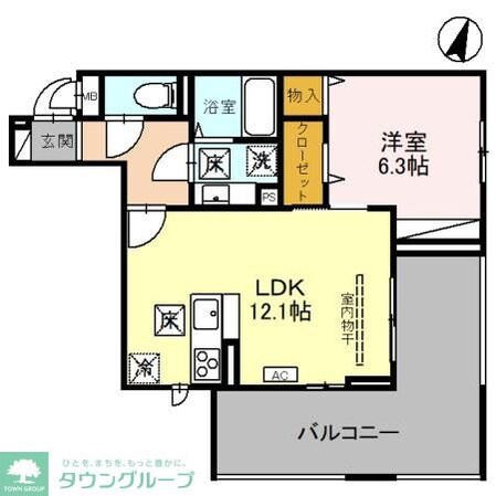 ヴィルソレイユの物件間取画像